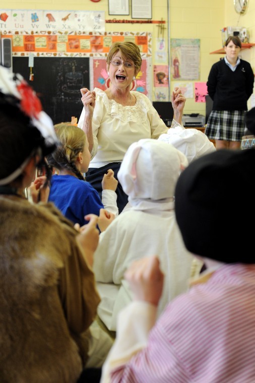 Second-grade teacher is behind beloved tradition at Holy Cross